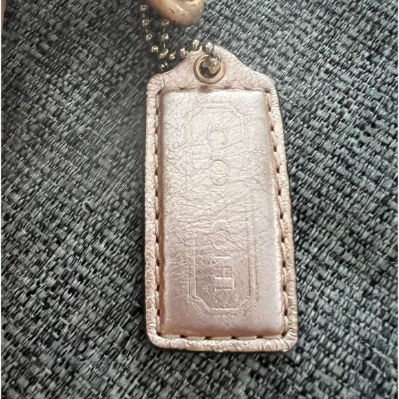 Coach Orange/Rose Gold Handbag Purse - Picture 4 of 5